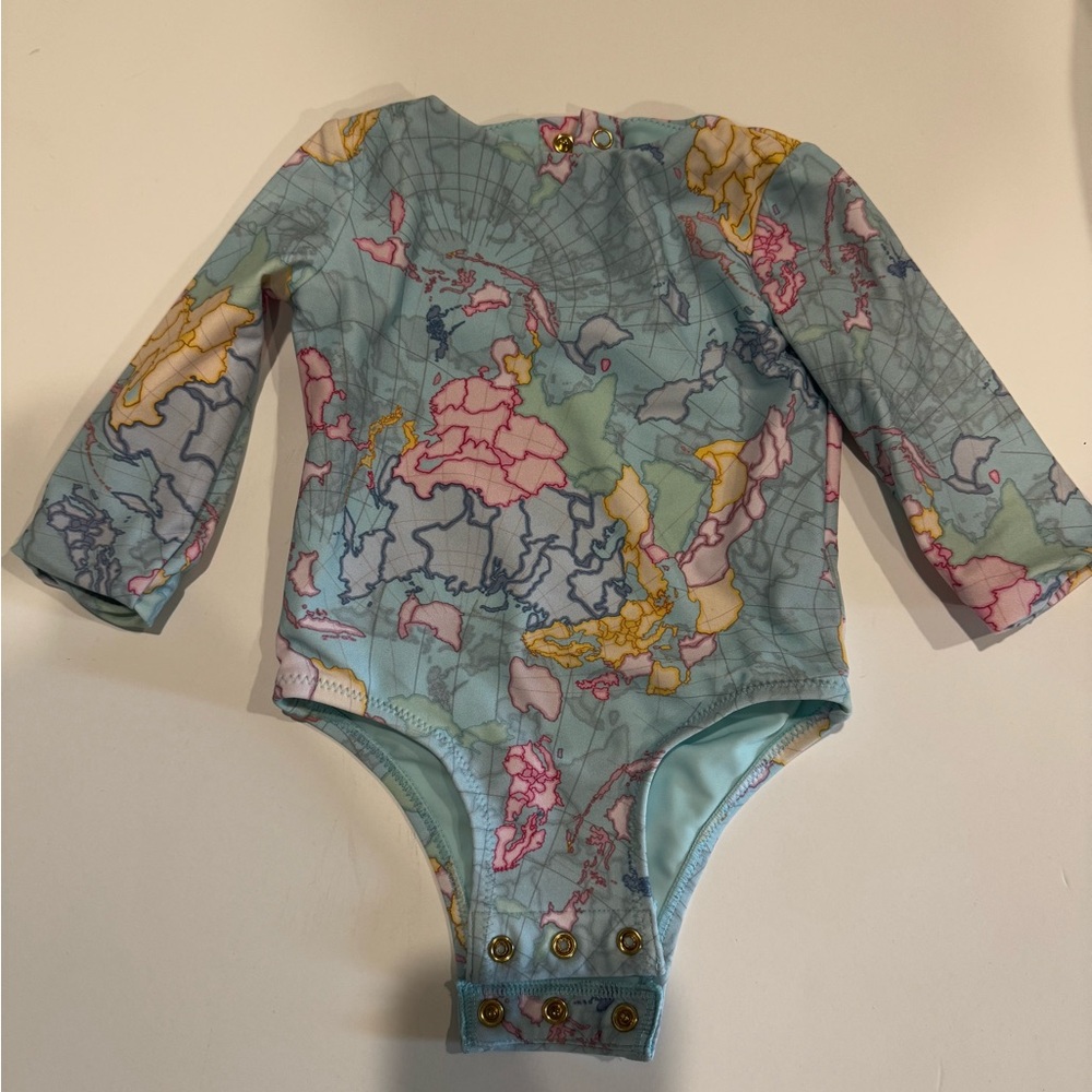 Show Me Your Mumu Mini Map Print Kids One Piece 3-6 months